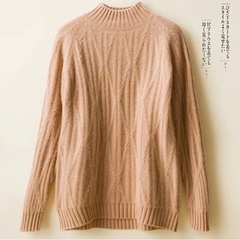 ‼️✨全日本市場最安値挑戦中✨‼️ 💖  【新品】セーター レディース ハイネック カシミヤ タートルネックセーター 厚手 トップス 秋冬 ゆったり ストレッチ おおきいサイ ズニット インナーセーター 長袖 暖かい の画像