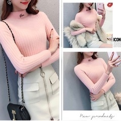 ‼️✨全日本市場最安値挑戦中✨‼️ 💖  【新品】セーター レディース ハイネック カシミヤ タートルネックセーター トップス ストレッチ ニット インナーセーター 長袖 秋冬 ゆったり 暖かいの画像