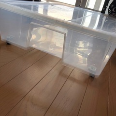 IKEAイケア　SAMLA ベット下　収納ケース 3個