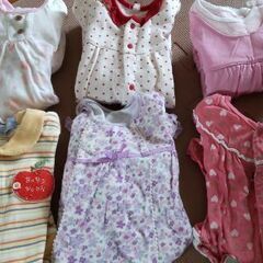 80サイズ　女の子の服　の画像