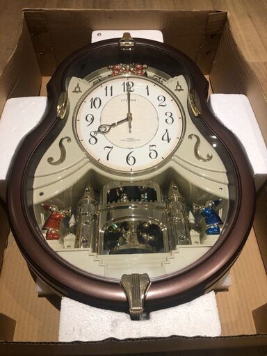 最終価格！！電波からくり時計　新品未使用品（シチズン製）