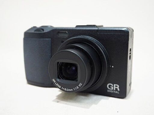 【苫小牧バナナ】RICOH/リコー GR DIGITAL Ⅳ デジタルカメラ ブラック 総画素数1040万画素/有効画素1000万画素 動作品♪