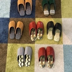 綺麗なお洒落スリッパ　合皮　まとめてお得　