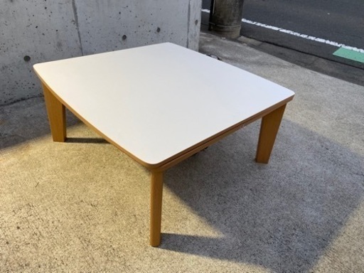 ニトリ 家具調 こたつ コタツ 天板リバーシブル 正方形 ローテーブル