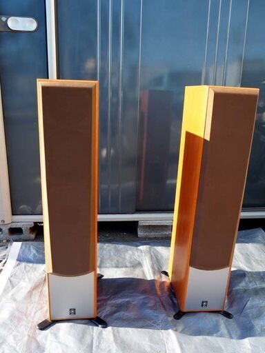 ◆YAMAHA（ヤマハ) NS-120 スピーカーペア 2Way 2スピーカー トールボーイ型 バスレフ方式 防磁設計 音出しOK◆