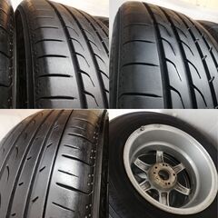 ＜ノーマルタイヤ X ホイール 4本＞ 215/65R16 ヨコハマタイヤ 2017年製 80～85％ 16x7J Monarch 4H 5H -114.3　　～横浜市旭区 ズーラシア近く～の画像