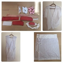 着物着付け用　肌襦袢、腰紐、伊達〆等セット　成人式