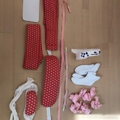 着物着付け用　肌襦袢、腰紐、伊達〆等セット　成人式の画像
