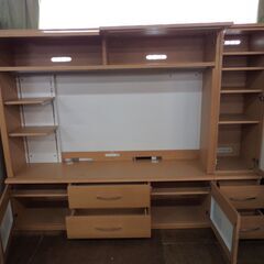 値下げしました！　モーブル　 Meuble 　壁面テレビボード＆スリムキャビネット　【愛品倶楽部柏店】の画像