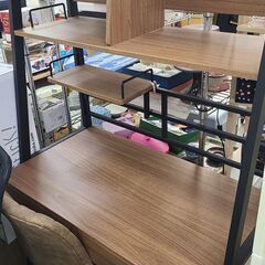 w177【近隣配達可能】ワークデスク　チェア　セット　デスク　在...