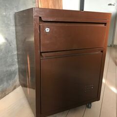 デスクキャビネット（キャスター付き）　茶色　