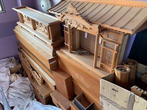 葬祭用　白木　祭壇　中古品　ジャンク品