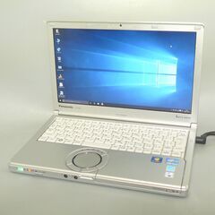 日本製 Panasonic ノートパソコン 中古良品 パナソニック CF-SX1GELYS 第2世代 i5 4GB DVDRW 無線 Bluetooth WiMAX Windows10 Office