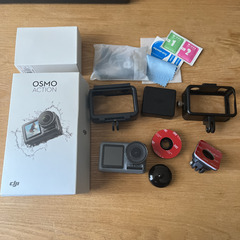 【箱有美品】DJI OSMO ACTION + 専用ケージ/保護フィルム