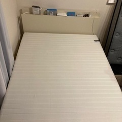 交渉中 セミダブルベッド 大容量跳ね上げ 収納の画像