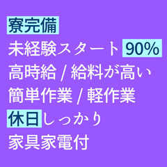 理想的寮完備の車の組立検査スタッフ