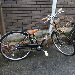 美品ブリヂストン　エコパルモカ　ジュニア女子向け自転車　子供用　...