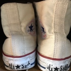 【終了】コンバース ハイカット スニーカー　白の画像
