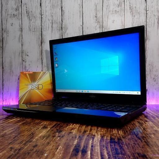 【高速起動】FUJITSU ノートPC LIFE BOOK AH40/K 新品 SSD 120GB AMD E2-1800 1.70GHz 15.6インチ メモリ 4GB パソコン