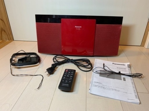 最終値下げ！　コンパクトステレオ　SC-HC295-R   動作確認済み　欠品無し