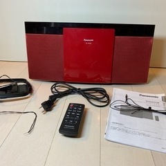 最終値下げ！　コンパクトステレオ　SC-HC295-R   動作...