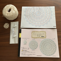 フェリシモ　きほんのき　レース編み6セットの画像