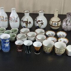 酒器 徳利 6個 おちょこ ２０個 ぐい飲み２個の画像