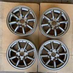 ワタナベ　14インチ RBFタイプ 6j ＋35 PCD100 4穴