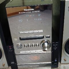 パナソニックCDMDステレオシステムコンポ※リモコン、録音済MD...
