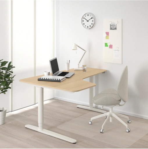 【IKEA】BEKANT ベカント コーナーデスク 左 電動昇降式