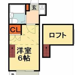 ペット飼育可能！ロフト付き　駅まで2分！敷金礼金なし　2か月家賃無料！ - 船橋市