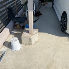 倉敷市　コンクリートの土台作ってください　型枠　