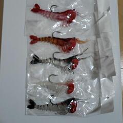 エビのルアー5色1セット