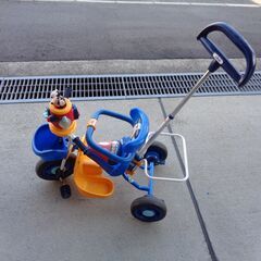 ☆値下げ☆【Disney】ポップンカーゴ三輪車　ミッキーマウス　...