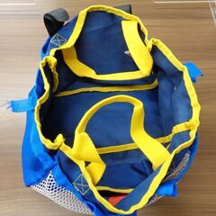 ☆値下げ☆【Disney】ポップンカーゴ三輪車　ミッキーマウス　青　【中古】の画像