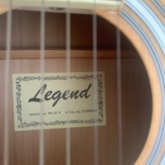 【美品】ギター　18年新品購入　Legend FG-15の画像