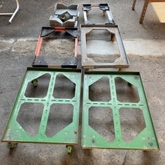 ^_^  作業台車　鉄製　プラスチック製　アルミ製