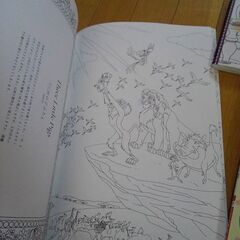 大人のぬりえ　ディズニーの画像