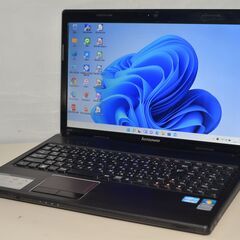 最新Windows11+office 爆速SSD128GB LENOVO G570 i5-2410M/メモリ4GB/15.6インチ/DVDマルチ/カメラ/HDMI/無線/テンキー/便利なソフト多数