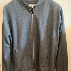 BEAUTY & YOUTH UNITED ARROWS（ビューティーアンドユースユナイテッドアローズ）ブルゾン　ジップアップ　グレー　ライダース　ジャケット　メンズ　コート　アウター　の画像
