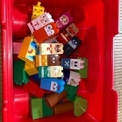 【値下げ】アンパンマンブロックの画像