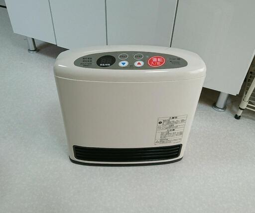 【使用期間3ヶ月超美品】都市ガス用リンナイ ガスファンヒーター  7畳 ガスホース付き