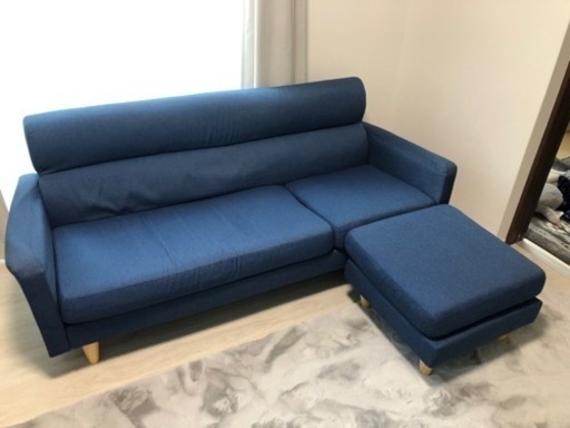 値下げ！　カウチソファー　３人掛け