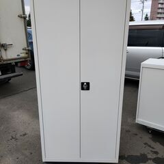 Ceha A4スチール書庫  5段 両開き 下置き用 ホワイト　...