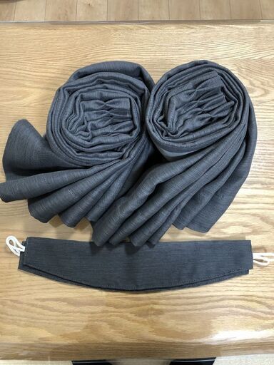 【1/23お値下げ！】【ニトリカーテン③】遮光1級・防炎・50サイズカーテン(パレット2 ウォームグレー 100X140X2)
