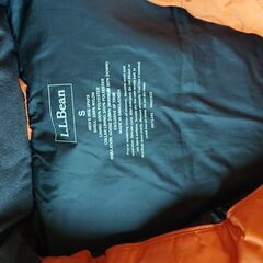 【中古】　ＬＬ.ＢＥＡＮ　ダウンベスト　オレンジ　Ｓサイズの画像