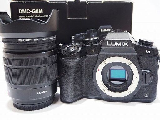 【苫小牧バナナ】Panasonic/パナソニック DMC-G8M LUMIX/ルミックス デジタル一眼カメラ/レンズキット 12-60mm ブラック ショット数4058回♪