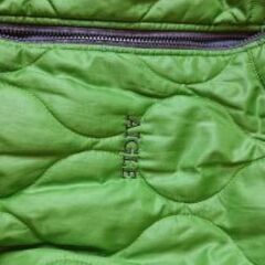 【中古】　AIGLE　薄手のキルティングアウター　明るいグリーン　Ｓサイズの画像