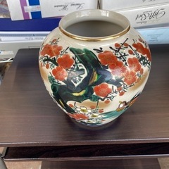 九谷焼 花瓶 岳洋造 花入れ 生け花 華道具 染付 陶芸 伝統 ...