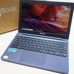 【苫小牧バナナ】ASUS X207A VivoBook ノートパソコン スペックアップモデル 11.6型 メモリ4GB eMMC32GB Win10Home 動作品♪